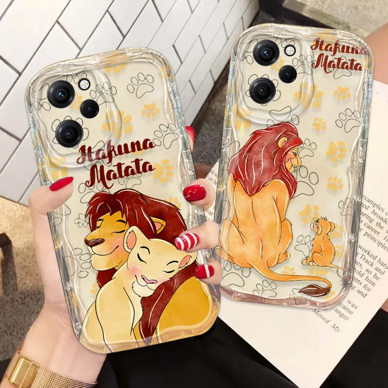 The Lion King Hakuna For Redmi Note Redmi Note 13 12 12Pro 11 10 Pro POCO F4 X3 X4 GT X5 X6 Wave Oil Phone Case