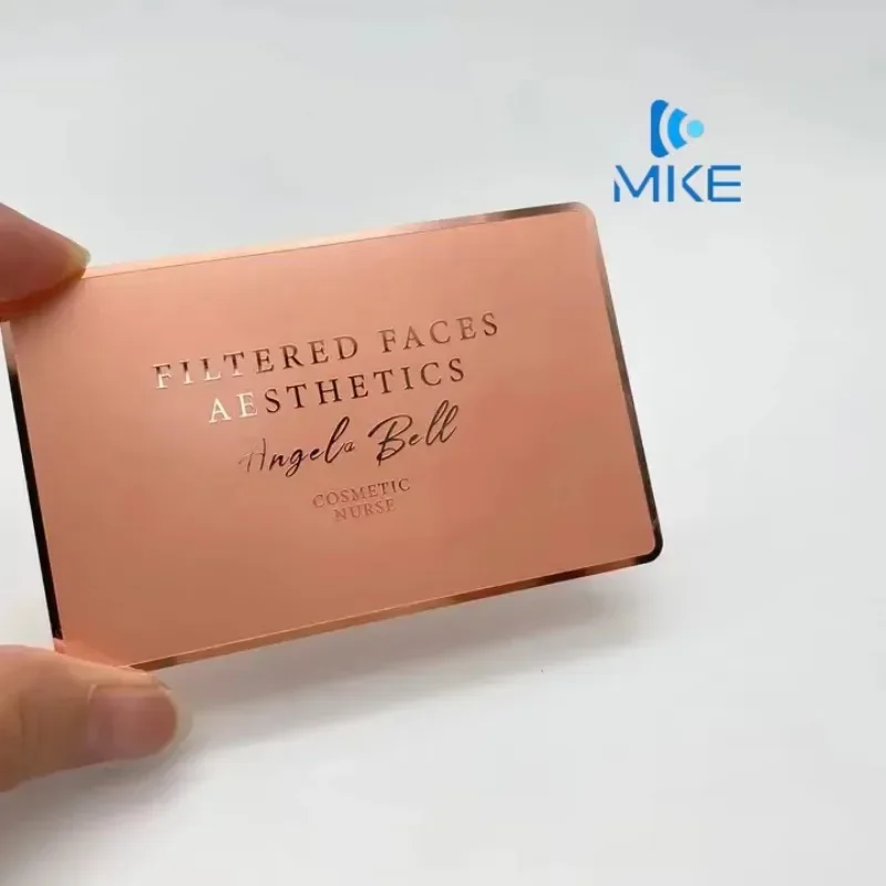 

Thank You Business Card Metal Trading Cards