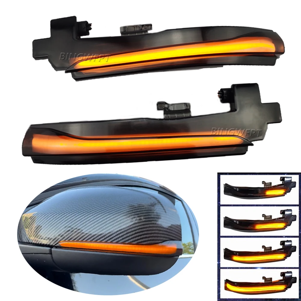 Side Wing Rear Mirror Blinker Sequential Light For Volvo S60 CC S60 II S80 II V40 CC 40 II V60 CC V70 LED Turn Signal Indicator