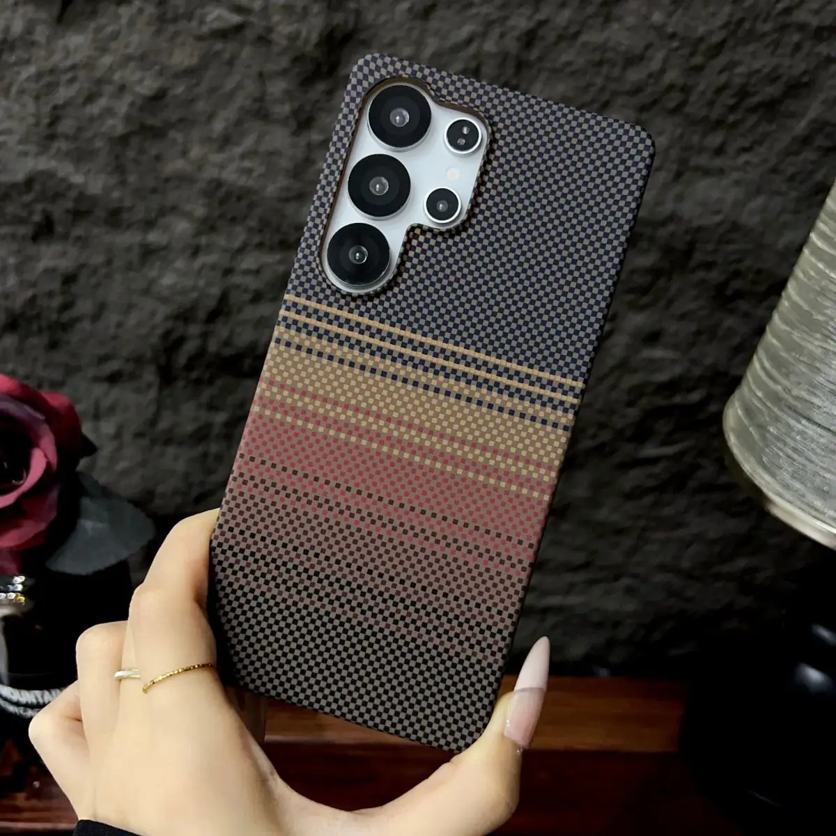 

Ultra-Thin MagSafe Carbon Fiber Case For Samsung Galaxy S25 Ultra S24 Plus Wireless Charging Shockproof PC Cover For S24 Ultra