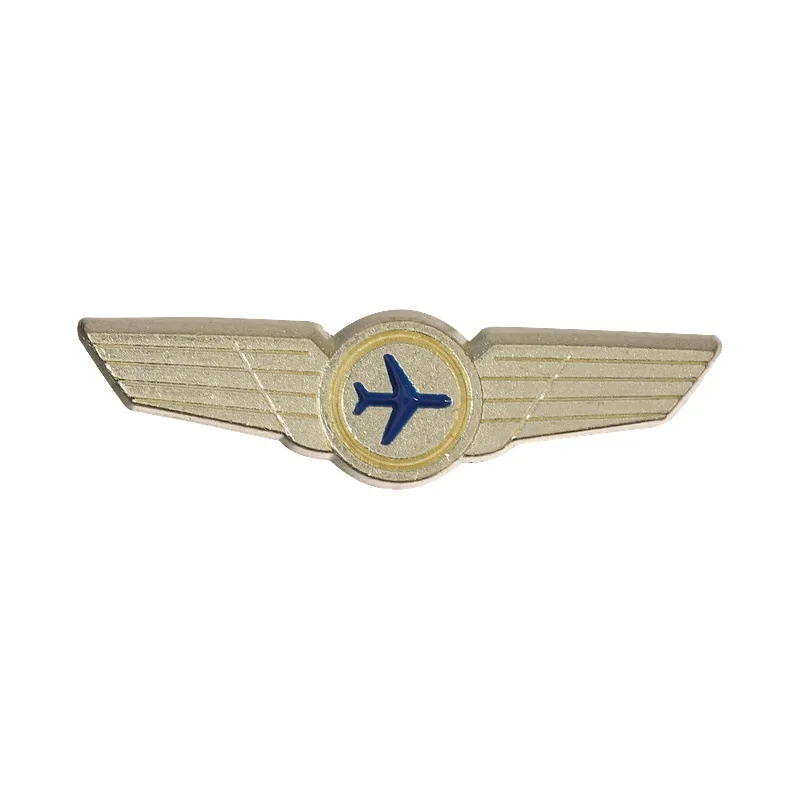 Aviation-themed Brooches Cartoon Airplane Wings Pilot Metal Badges Small Gifts Wholesale Bag Pins for Caps Brooch Cap Pin Lapel