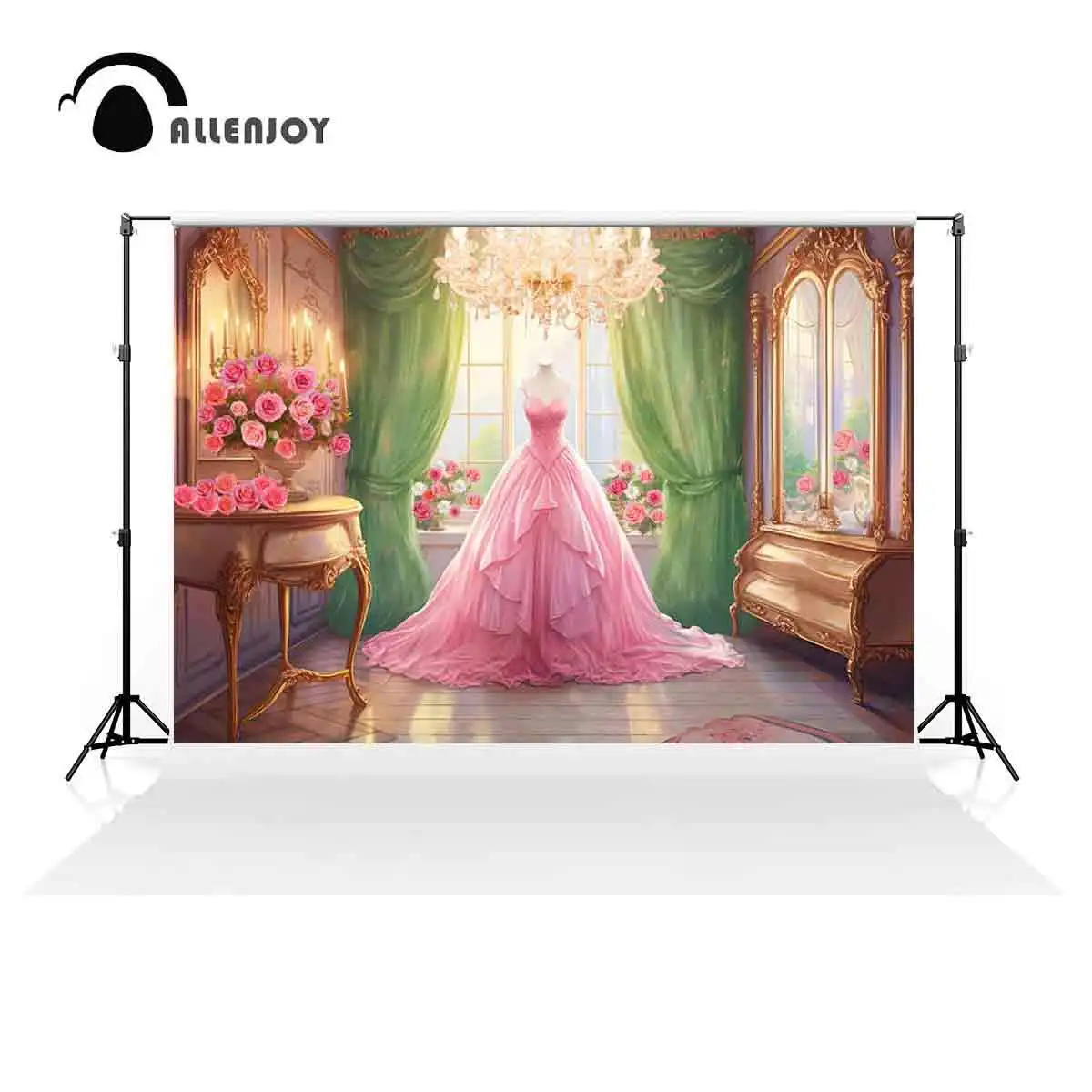 Allenjoy Dress Like a Princess Painting Backdrop