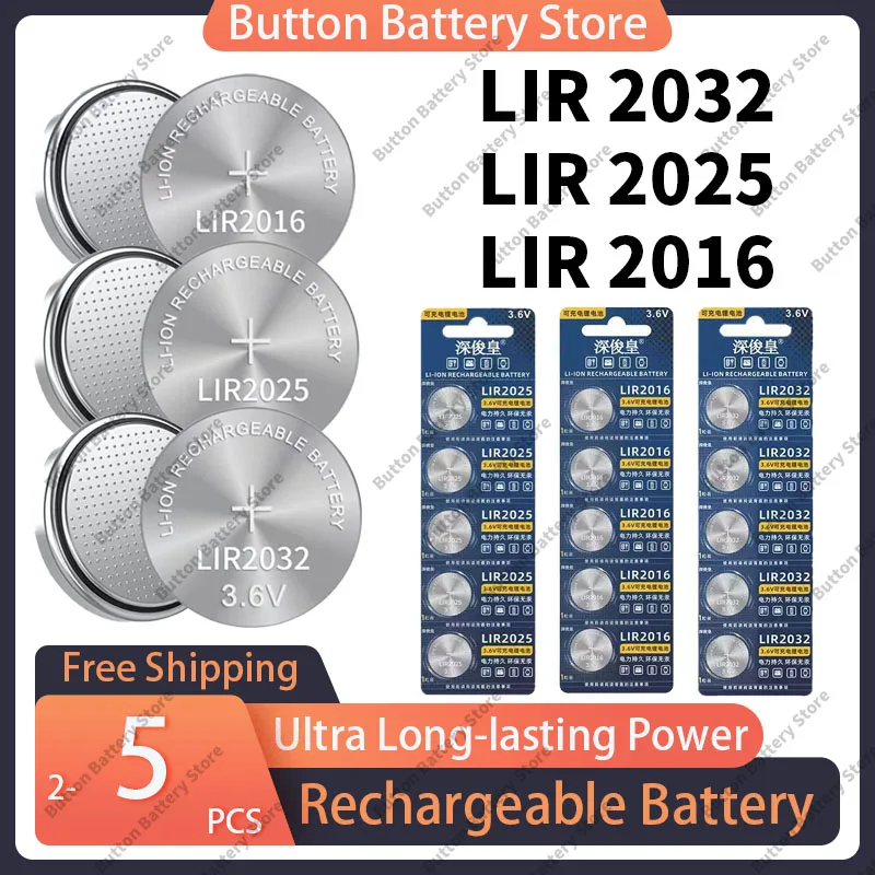 Rechargeable 3.6V L…