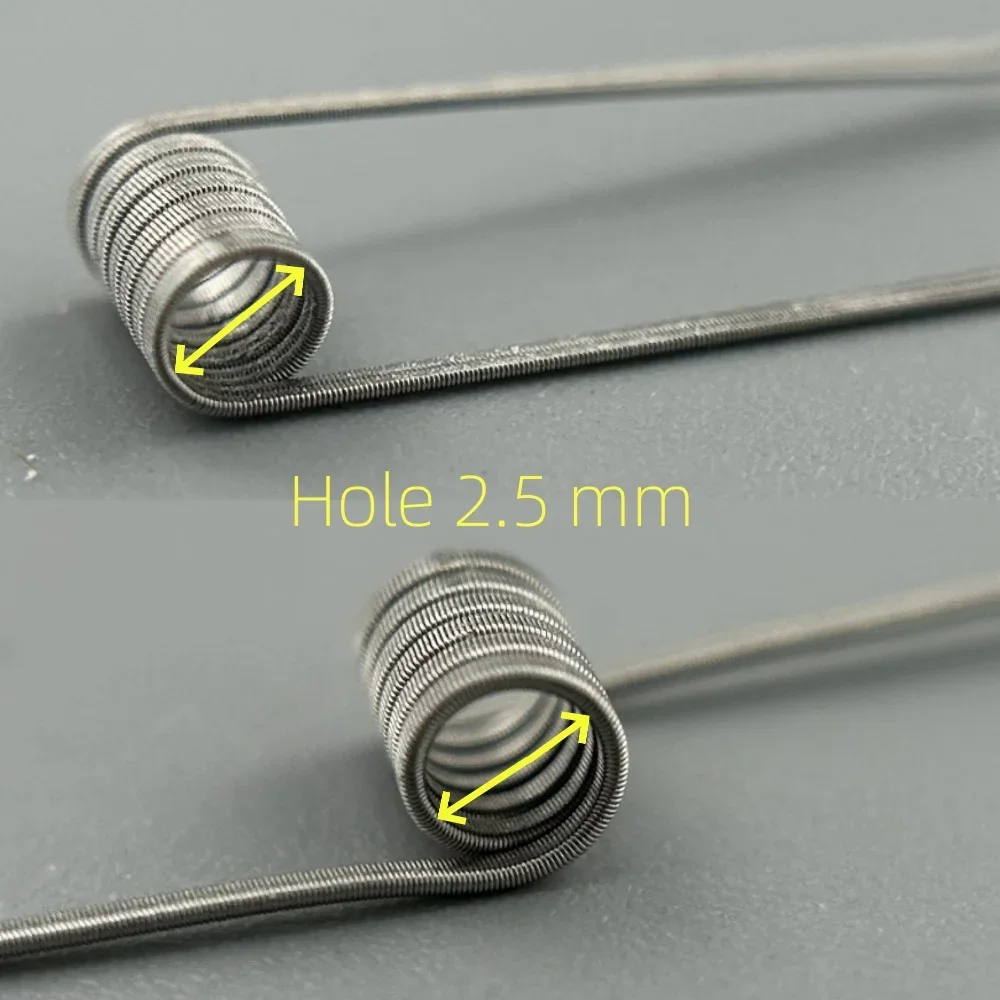 2.5mm Hole Diameter Alien-Shaped Torsion Spring Coil Ring Angle CW/CCW for Repair