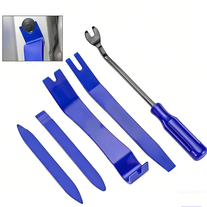

5pcs Car Hand Tool Set Car Disassembly Tool Kit Stereo Repair DVD Repair Tool Dashboard Removal Tool Interior Plastic Trim Panel