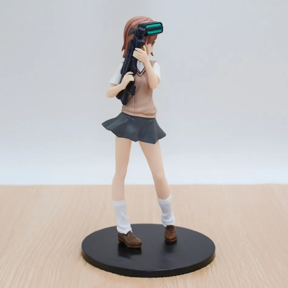 Neue 17 cm Anime einen bestimmten Index magische Misaka Mikoto Railgun Mädchen Anime Figur Actionfiguren PVC Cartoon Anime Modell Spielzeug vorhanden – Detail 8