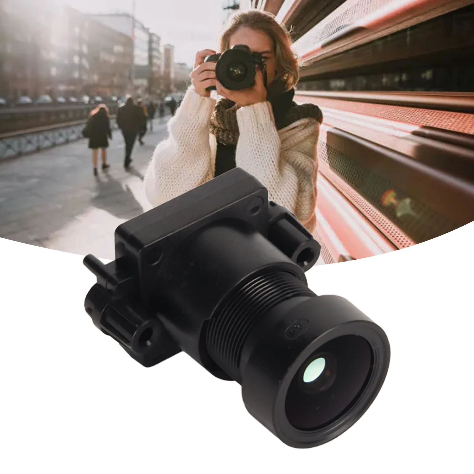 3MP HD Camera Lens Professional Wide Angles F1.0 Camera Fixed Focus Lens for Security CCTV Cameras Fixed Focus Lens Camera Lens