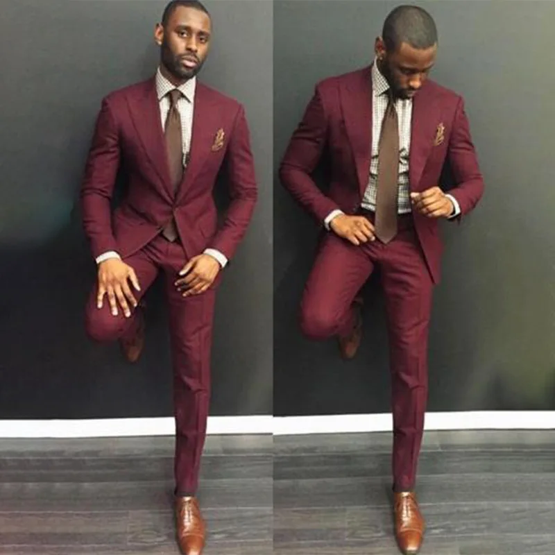 2023 New in Men's Suit Man Blazer High Quality Single Breasted Suit and Pants 2 Piece Set Wedding Party Business Men's Set