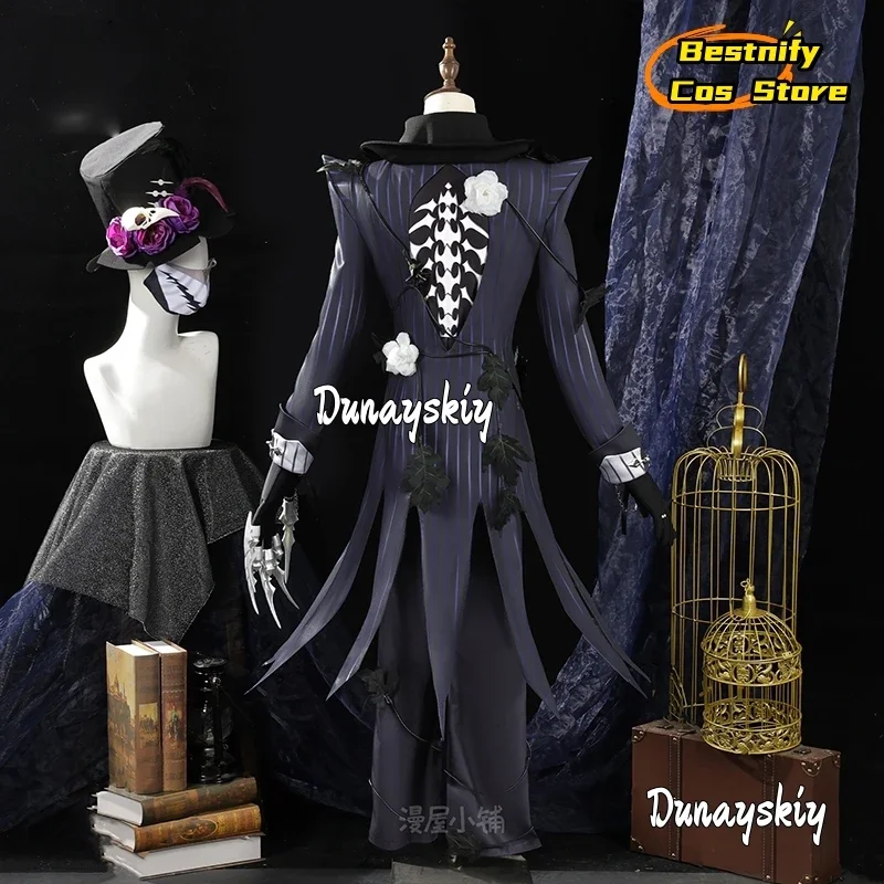 زي تنكري لعبة الهوية VJack زي الفنان الممزق زي القرون الوسطى القوطي زي أنيمي RipperUgu شعر مستعار للعب الأدوار دعامة الأحذية