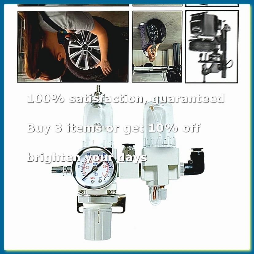 Air Compressor Oil Water Separator Regulator Trap Filter Lubricator Combination Tire Changer Machine Parts
