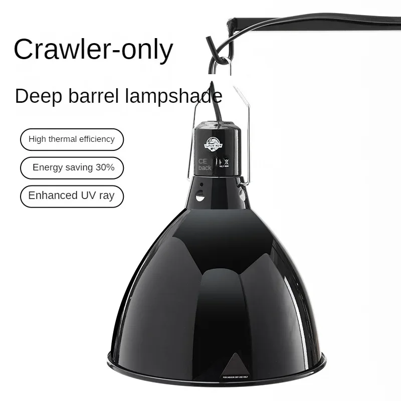 Picture 5: Climbing pet heating lampshade crawler feeding box tortoise mane lion lizard uva sun back lamp uvb deep bucket lamp holder
