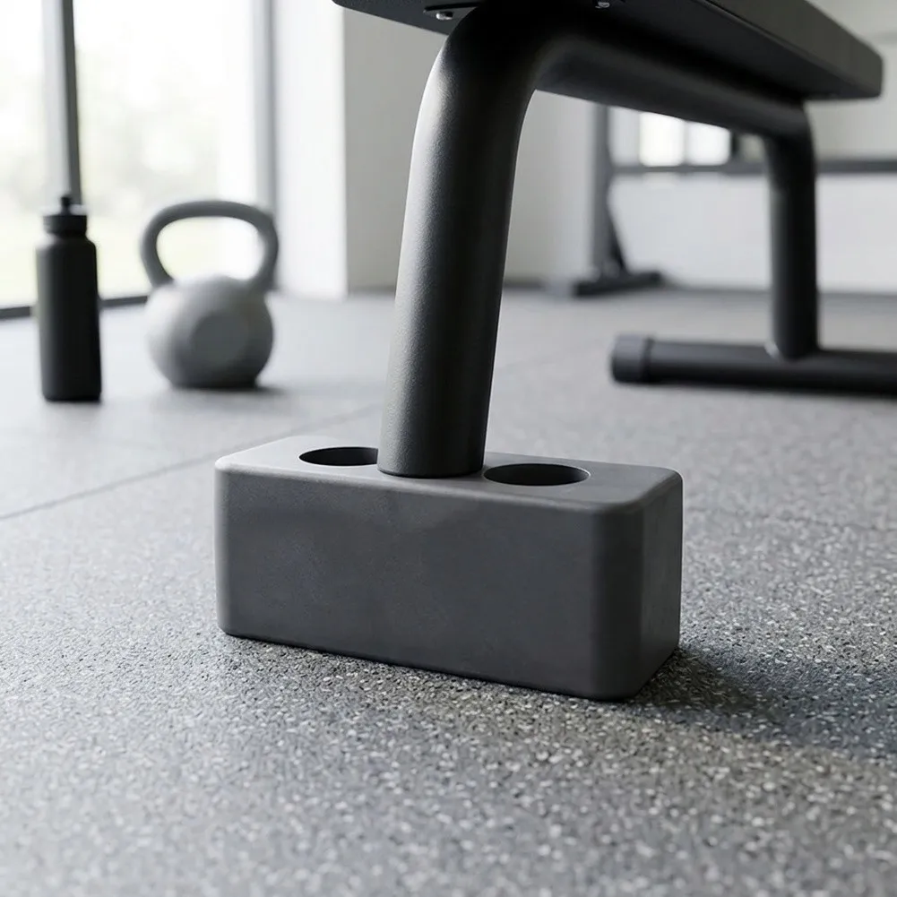 For Squat Rack Bumper Pad 153x61x81mm Rubber Shock Absorber for Reducing Vibration and Enhancing Training Comfort