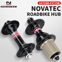 Novatec Road Bike Hub with Quick Release, 11V Speed Cube, Freehub Cassette, Rim Hub, 20/24 Holes