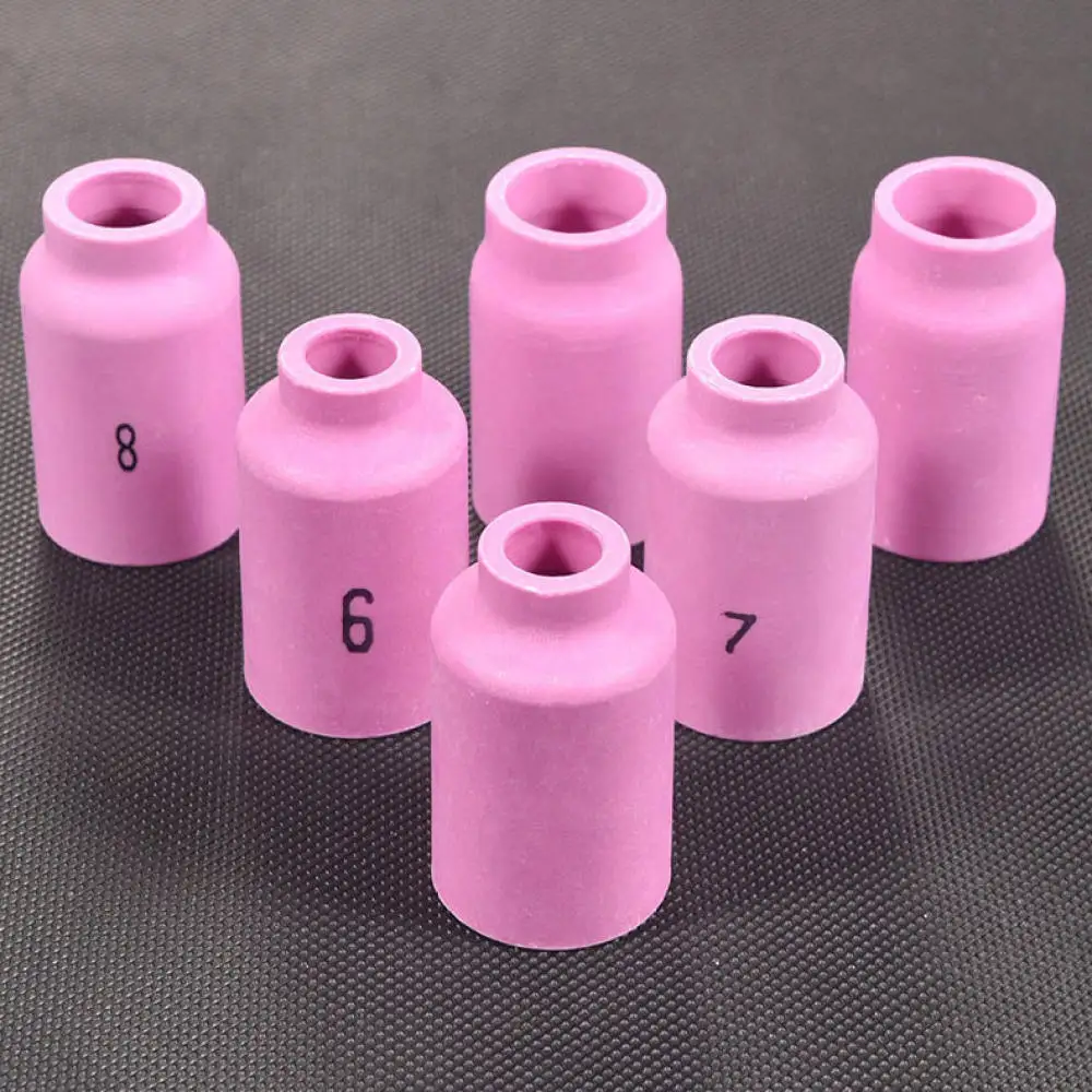 WP17 WP18 WP26 TIG Welding Torch Ceramic Cup Set Heat Resistant Gas Lens Consumables Parts For Argon Arc Welder