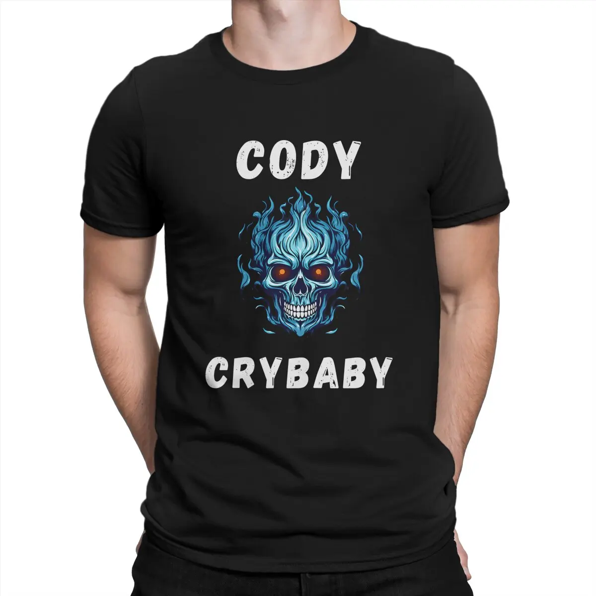 Men T-Shirt Pro Wrestling Fans Novelty Pure Cotton Tee Shirt Short Sleeve Cody Rhodes T Shirt Crew Neck Clothing Gift