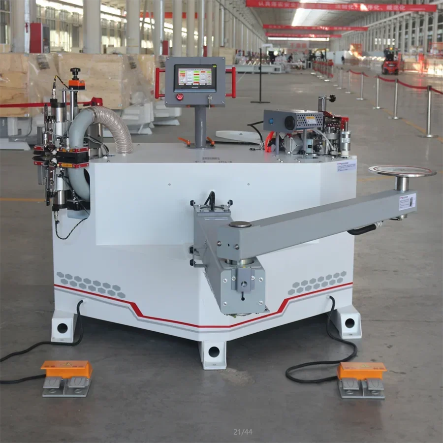 China Auto Curve Edge Banding Woodworking Melamine Edge Bander Automatic Curve Edge Banding Machine