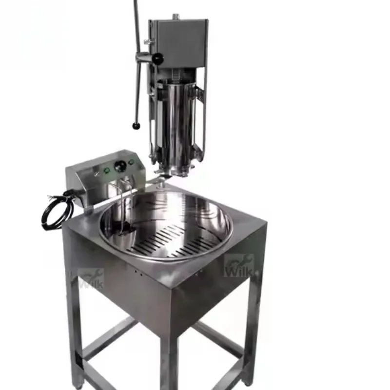 Hot-selling 5L Spanish churros manufacturer with bakery fryer for nut milk flour high-demand products