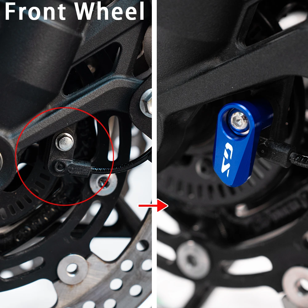 For BMW R1300RT R 1300 RT Motor Front Wheel ABS Sensor Protection R 1300GS RT 1300 R1300 RT 2025 R1300GS R 1300 GS ADVENTURE ADV