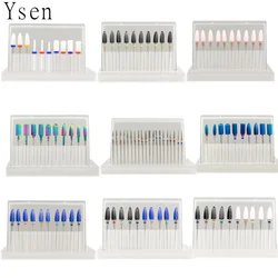 10 Pieces of Nail Drill Set, Milling Cutter, Electric Drill, Nail Machine, Milling Cutter, Gel Varnish Removal Tool Accessories