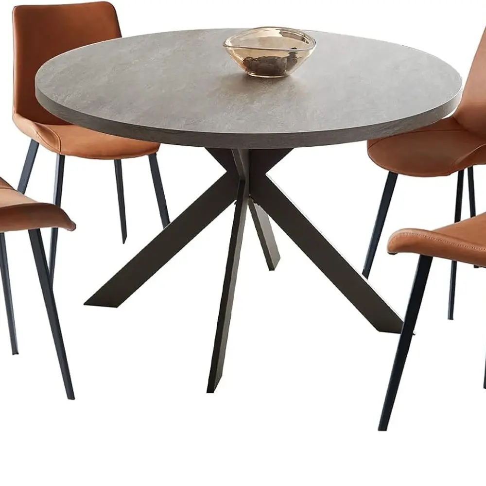 

Набор круглых обеденных столов середины века 47, стальные ножки, компактная кухонная мебель для столовой