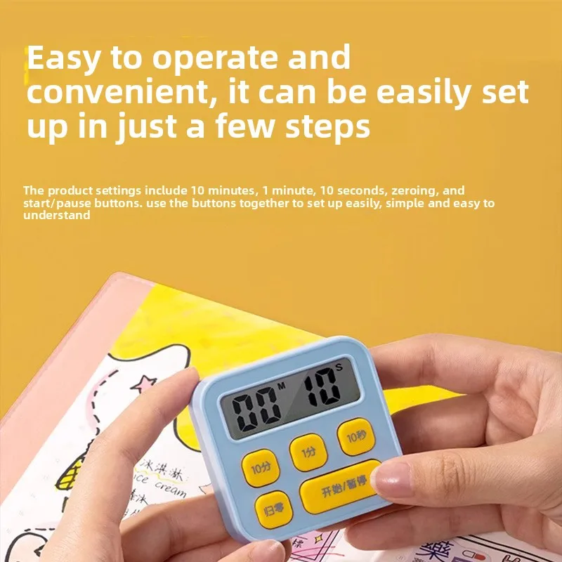 LE201 Timer for Learning Students' Problem-Solving Stopwatch Self-Discipline Kitchen Electronic Time Management LE206
