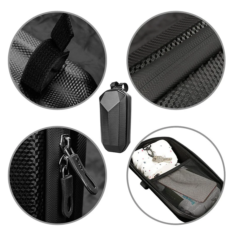 Electric Scooter Bike Handle Bar Bag Electric Folding Bicycle Handle Bag EVA Hard Case For Balance Car M365