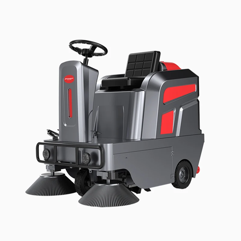 Shiwosi High Quality Electric Battery Floor Sweepers Robotic Auto-Cleaning Road Machine For Industrial Factory Workshop New