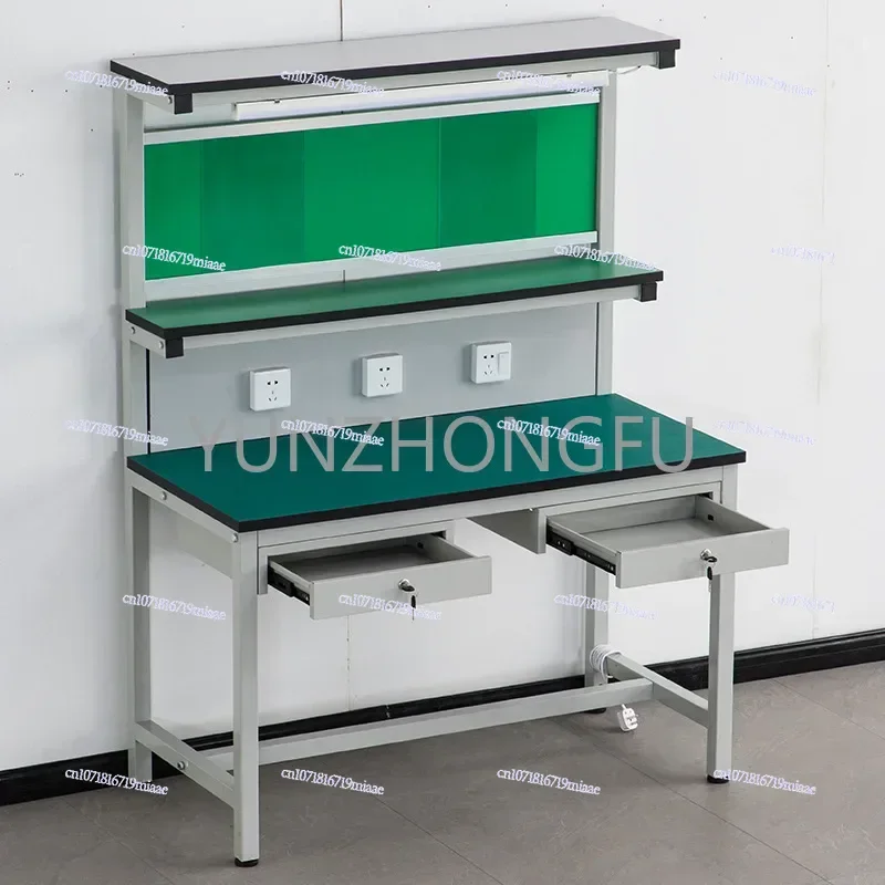 Anti-static Workbench Workshop Assembly Line with Light Console Injection Molding Machine Inspection and Maintenance Quality