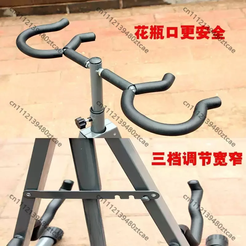 foldable-multi‑instrument-floor-stand-a‑shape-vertical-holder-for-acoustic-electric-guitar-pipa-ukulele-stable-home-studio