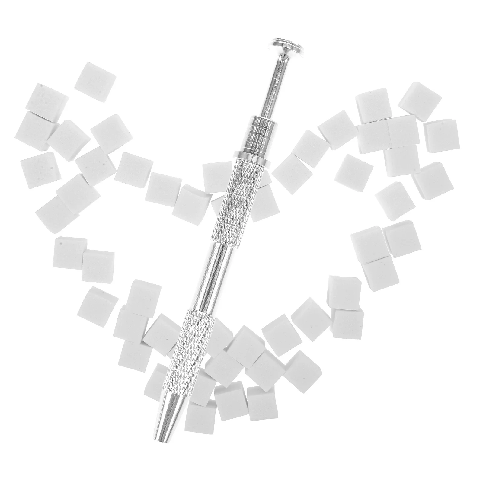 1 Juego de esponjas artísticas, herramientas de manicura que se decoloran de Color, agarrador de 4 garras de acero inoxidable para diseño degradado, juego de esponjas para uñas, herramienta artística para uñas