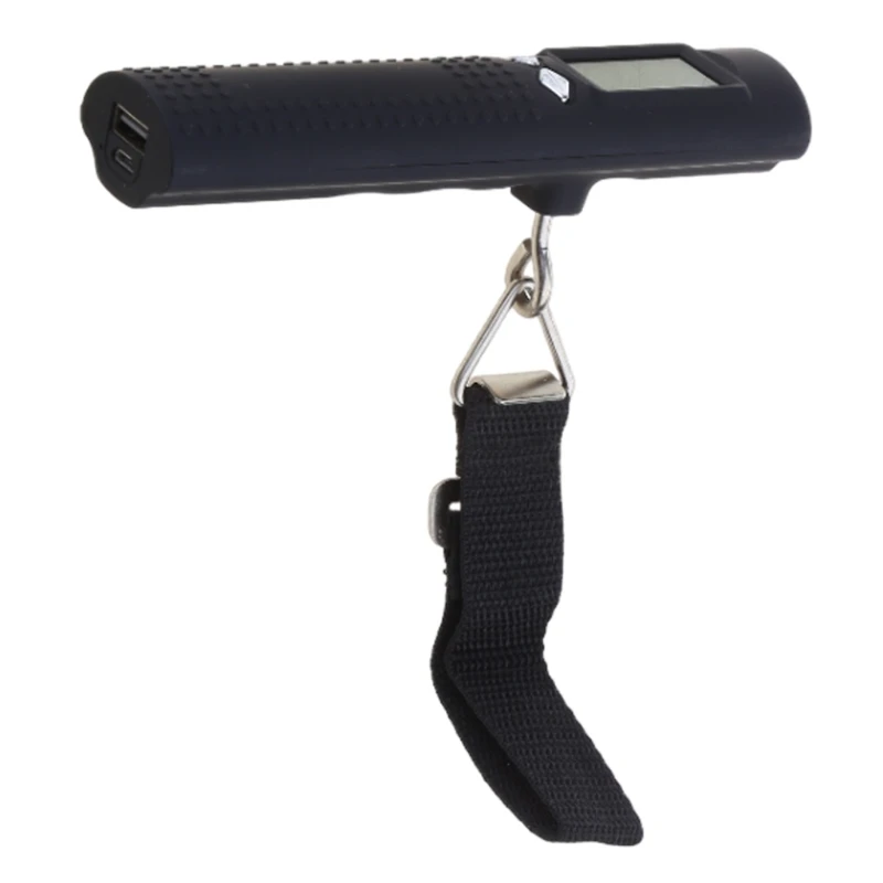 110lb 50kg Portable Digital Hanging Luggage Weight Scale with 4 Units- kg lbs oz & Flashlight Lightweight