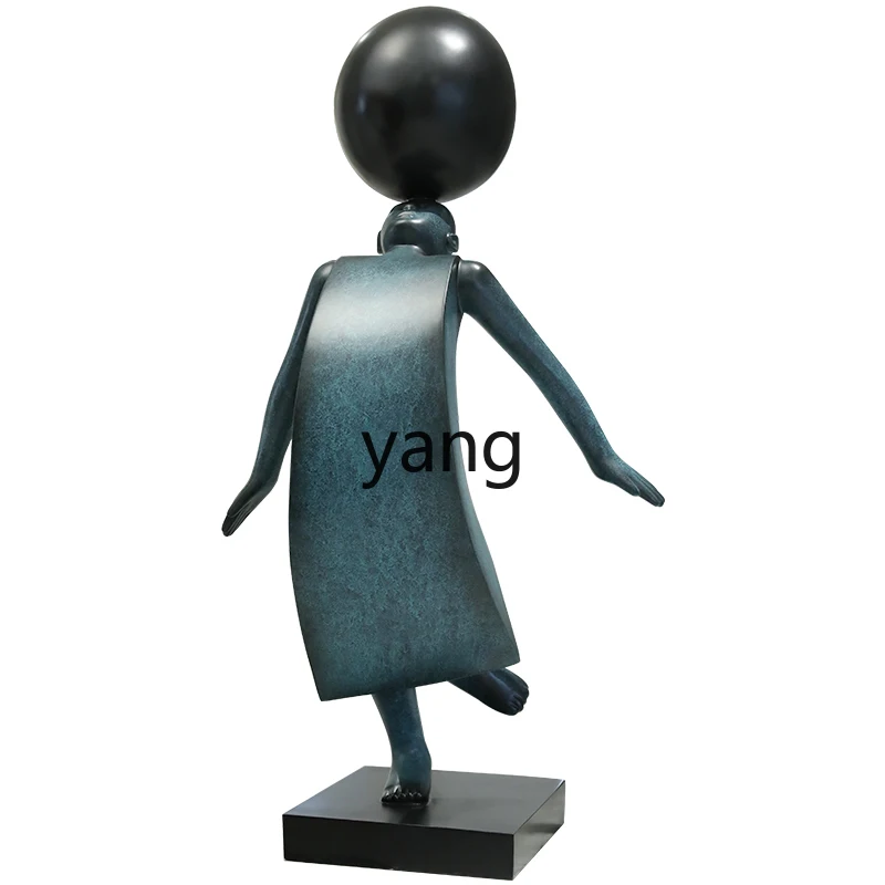 

CX Large Figure Sculpture Hotel Lobby Indoor FRP Floor-Standing Decorations Abstract Crafts Big Decorations