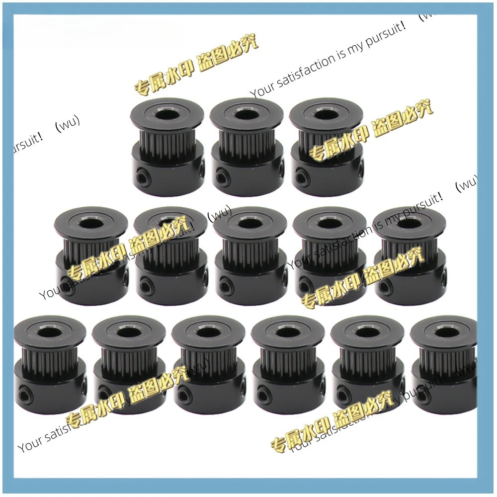 20 GT2 20-tooth 5/8mm bore pulleys for 2GT timing pulleys, width 6mm, aluminum for 3D printers