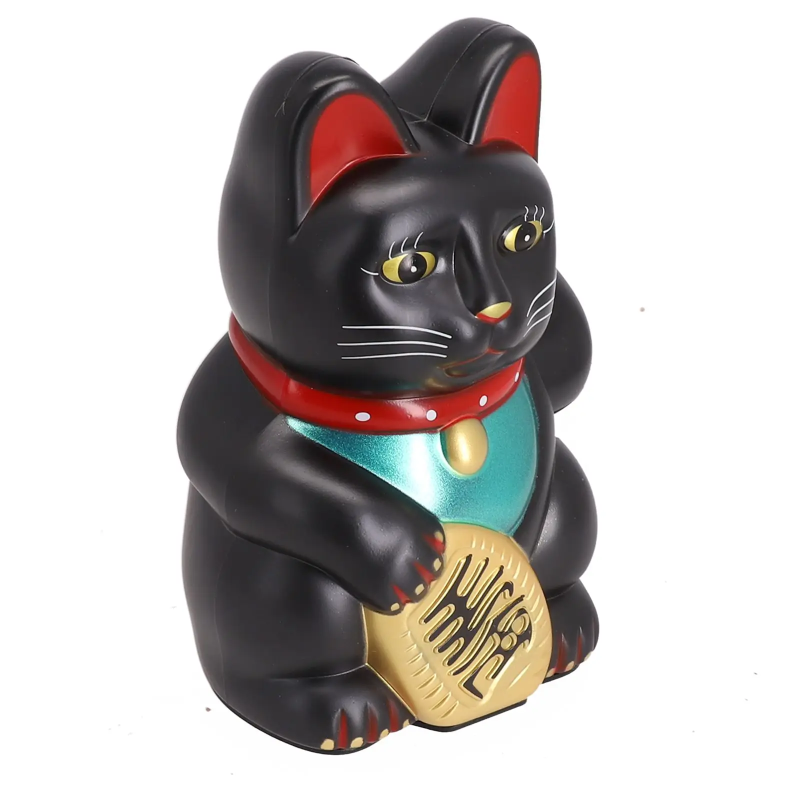 inch Rifeng Electric Lucky Cat Statue with Arm for Business Grand Opening Front Desk Reception Area and Home Decor