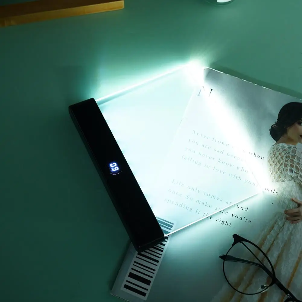 

Светодиодная лампа для чтения на планшете, перезаряжаемая лампа для учебы, портативный USB-ночник для общежития и спальни