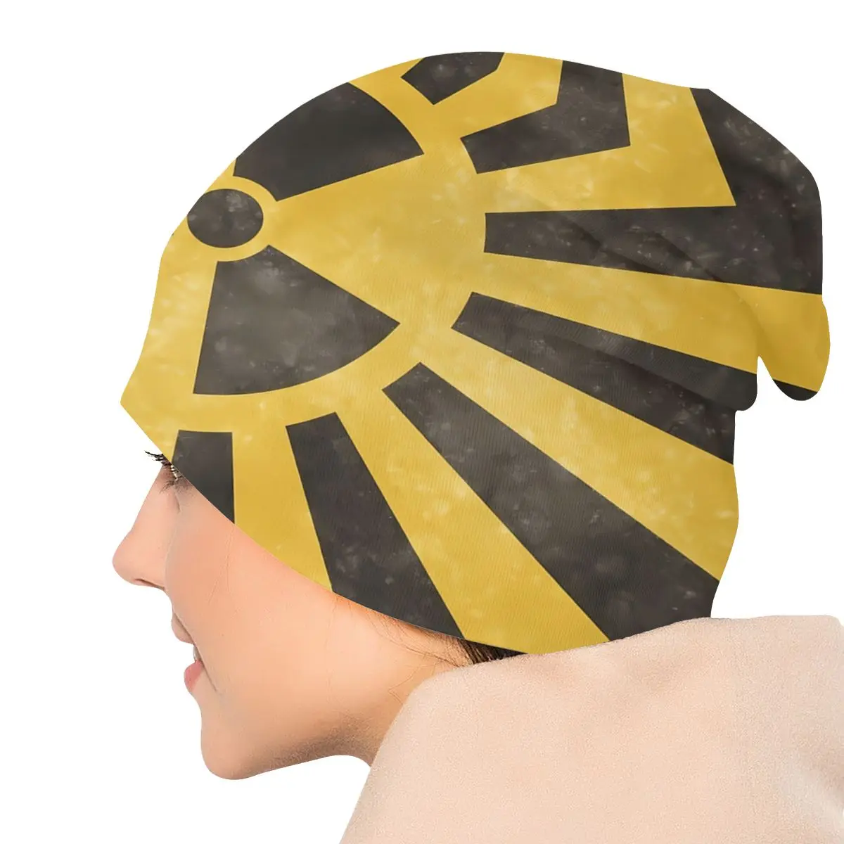 Atomic Radioactive Skullies Beanies Autumn Spring Hats Dange Warning Thin Bonnet Special Caps Men Women's Earmuffs image 5