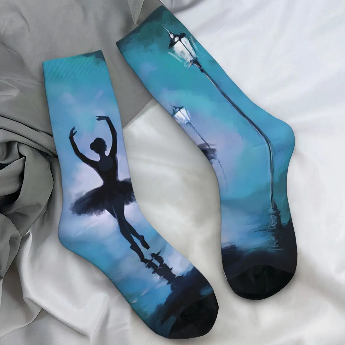 

Ночные балетки, осенние чулки с рисунком, мужские теплые мягкие носки в стиле ретро, дизайнерские антибактериальные носки для скейтборда