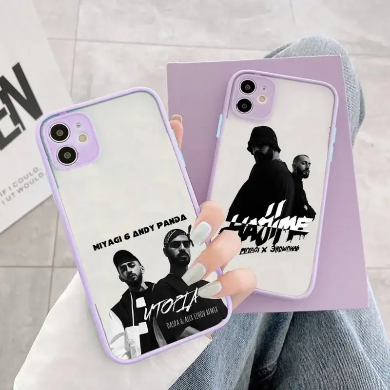 Hajime MiyaGi Andy Panda Phone Case matte transparent For iphone 14 11 12 13 plus mini pro max cover