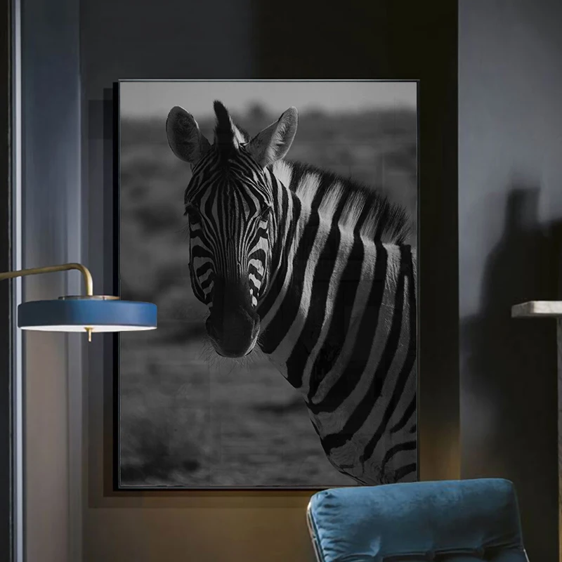 Black and White Poster Live More Worry Less Art Painting Canvas Print Poster Modern Wall Art Picture for Living Room Decor
