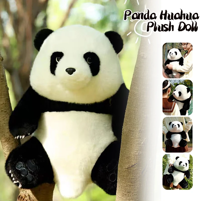 

30/40/50CM Cute Baby Big Giant Panda Huahua Plush Stuffed Animal Doll Panda Pillow Cartoon Kawaii Panda Cushion Girls Gifts