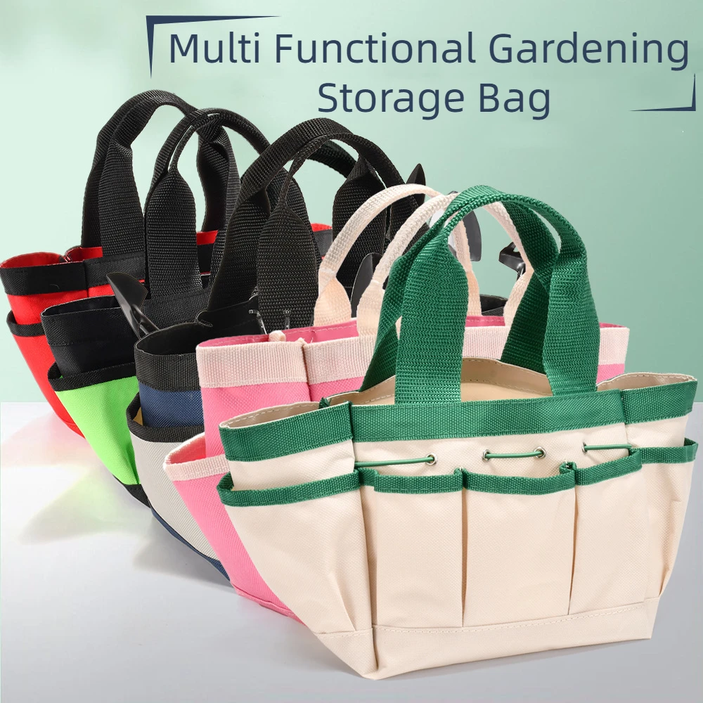 Multi-Purpose Tool Bag High Quality Professional Multi Pocket Garden Tool Bag 600D Oxford for Gardening Yard Lawn Work