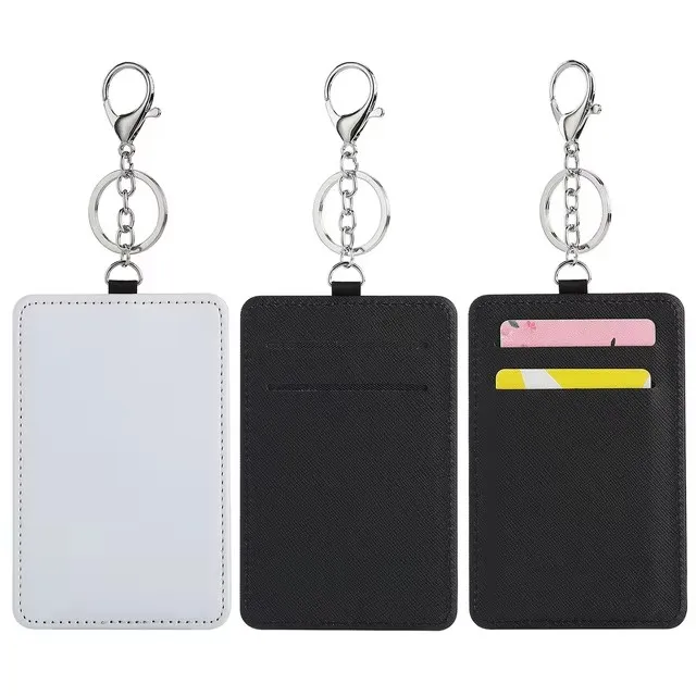 SCCFMM 20Pcs Vintage Animal Sublimation PU Leather Card Holder, Blank Personalizable Business Name Card Case for Men Women Porta