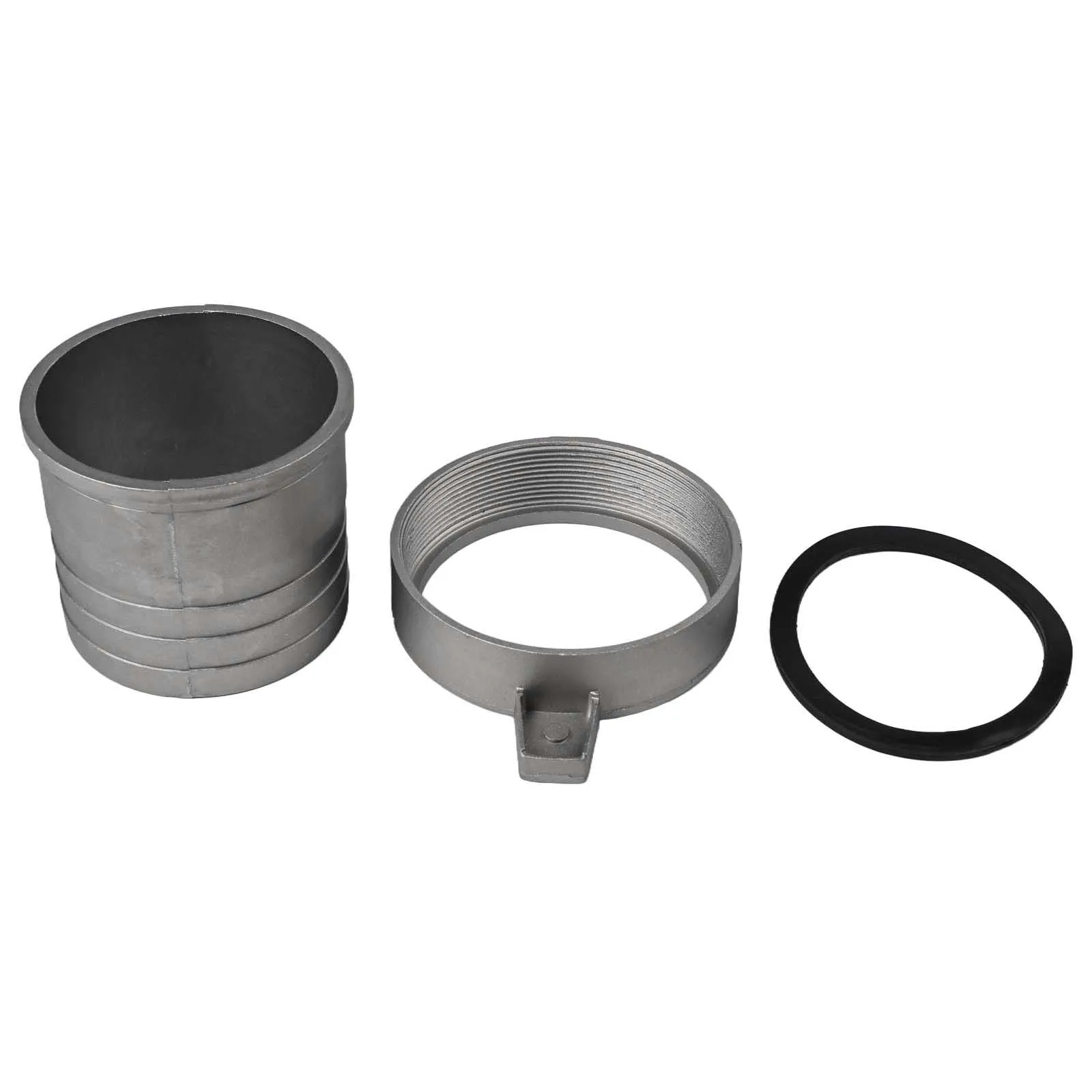 Water Pump Aluminum Pipe Connector Featuring Rubber Gasket for Secure Connection and Leak Reduction in Pump Maintenance