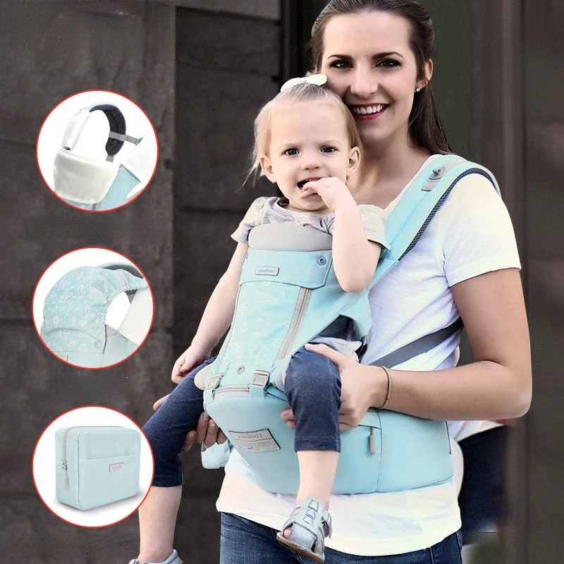 Carrier Baby Wrap Double Shoulder Waist Stool Four Seasons Universal Carrier Baby Carrier for Mother and Baby