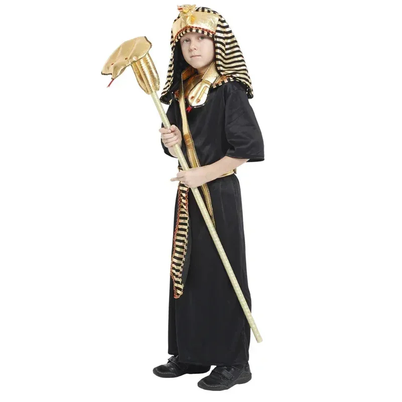 Costume da principessa principe Cleopatra faraone egiziano dell'antico Egitto per bambini Cosplay Anime Cosplay