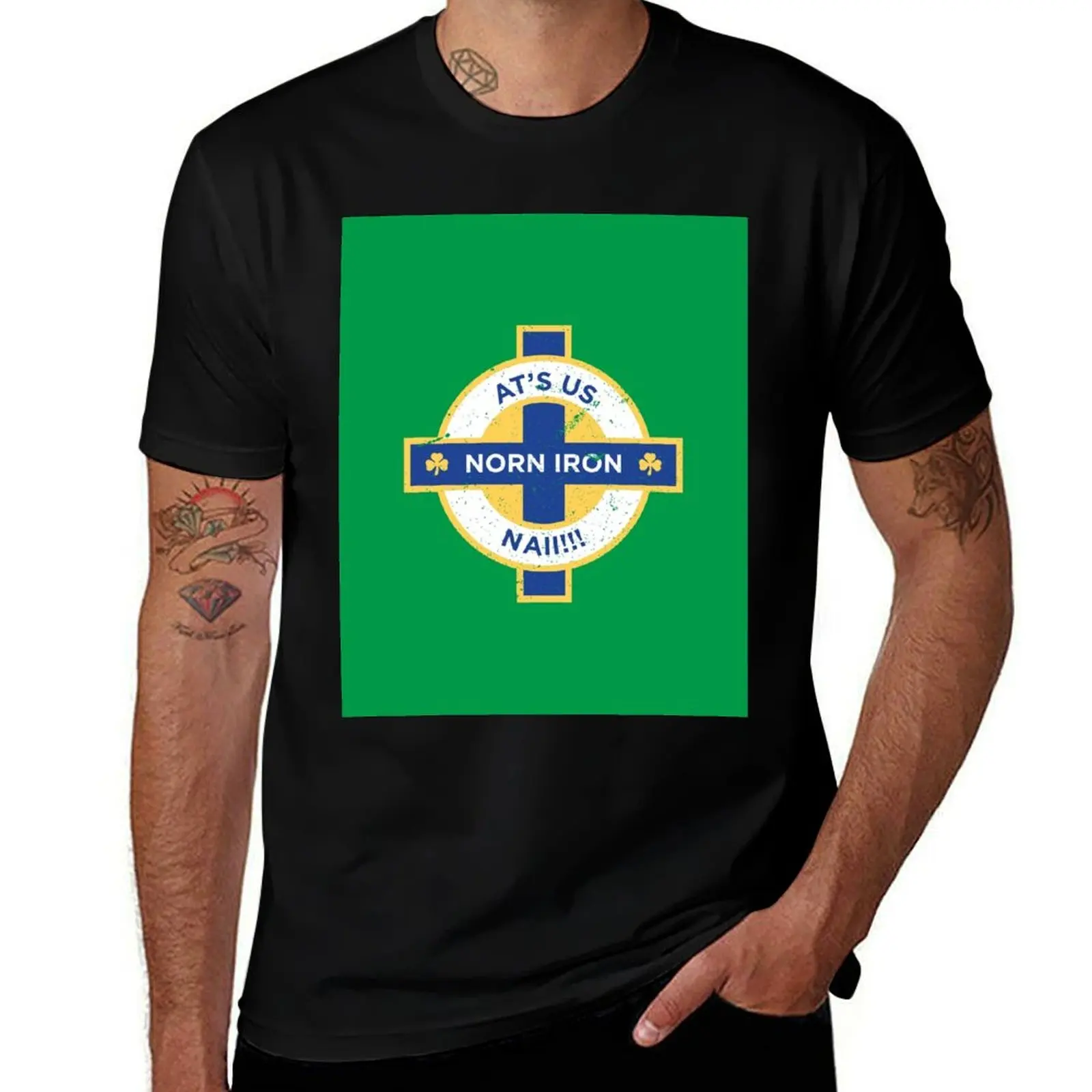 Northern Ireland Norn Iron At's Us Nai T-Shirt Regular Fit Plain Tee Shirt T-Shirt