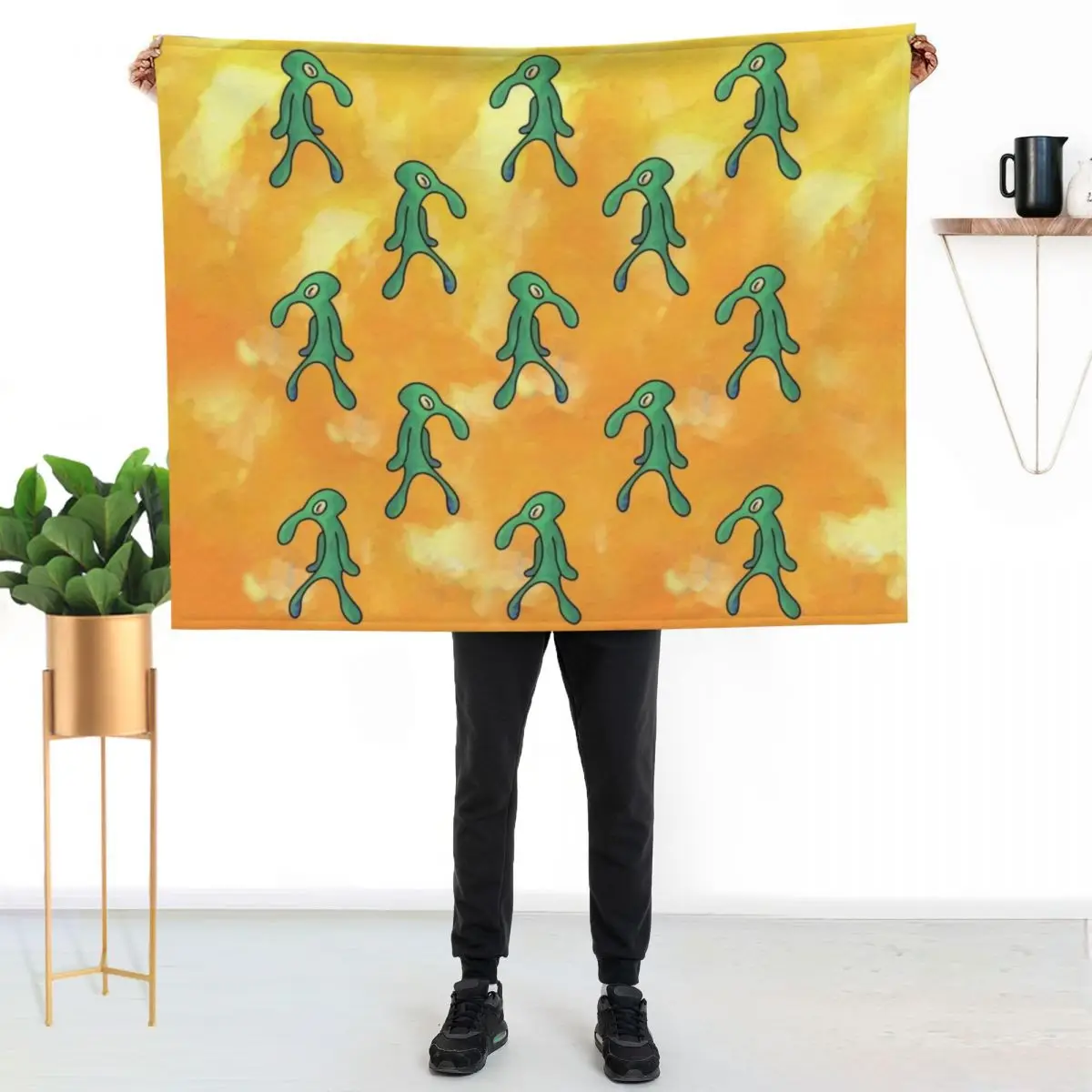 

Bold and Brash (Yellow) Throw Blanket Soft Breathable Blanket for Night Sleeping