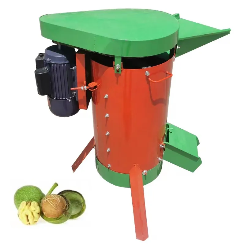 Green Walnut Peeling Machine Small Walnut Peeling Machine Automatic Vertical Walnut Peeling Machine