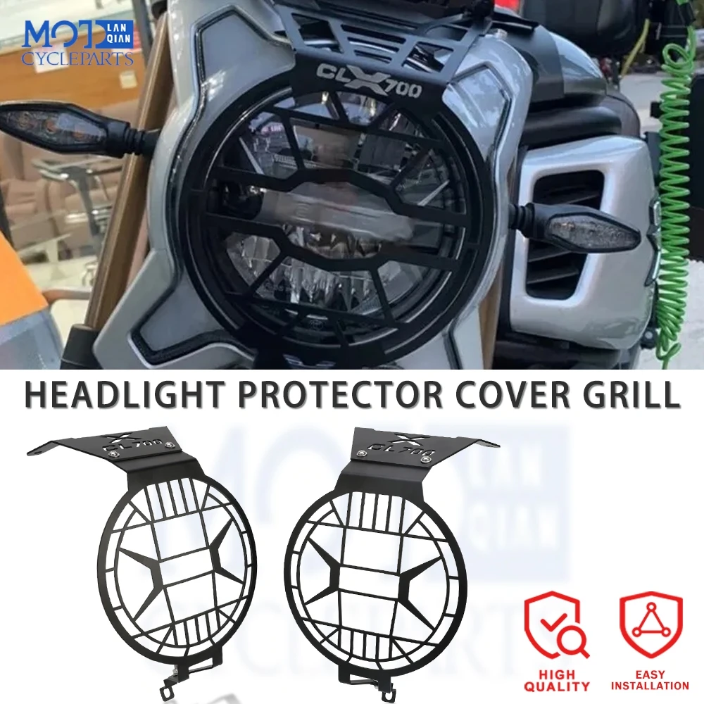 

Мотоциклетная фара, защитная крышка, защитная решетка для CFMOTO 700CL-X CLX700 CLX 700 700CLX 2020-2023
