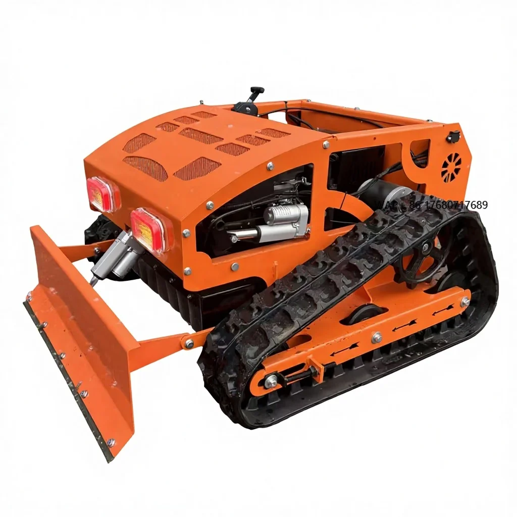 Factory Direct Sales Hot Selling Remote Control Mower Robot Lawn Mower With Snow Plow